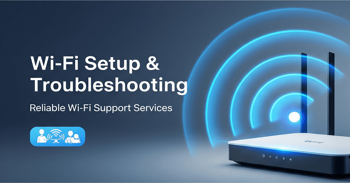 Wi-Fi Setup & Troubleshooting, Reliable Wi-Fi Support Services